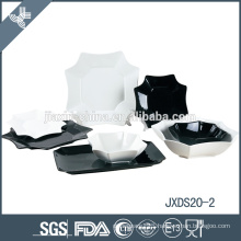 Eco-friendly wholesale price porcelain new design dinner set